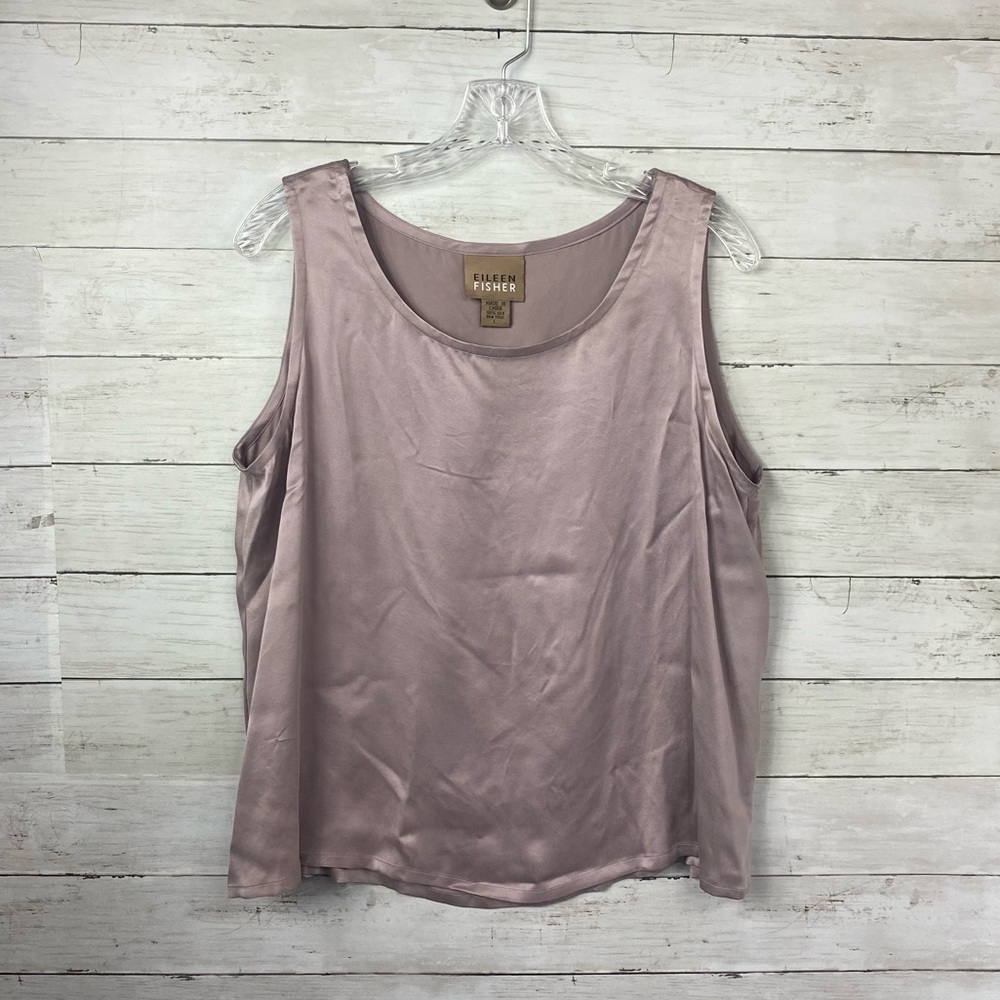 Eileen Fisher Mauve Silk Tank